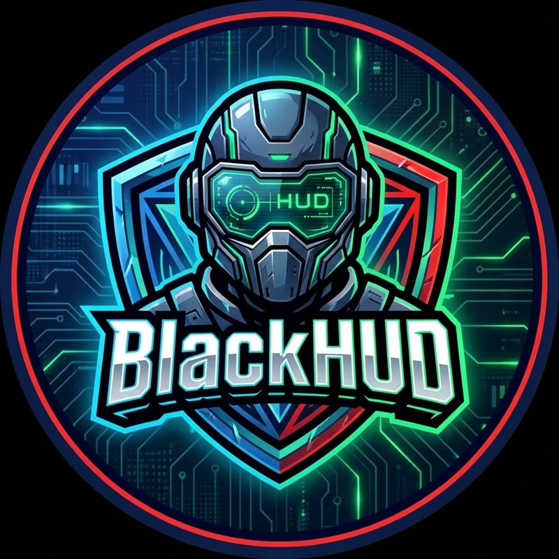 MIX AND CREATE A DIFFERENT LOGO FOR YOUTUBE CHANNEL 'BlackHUD'