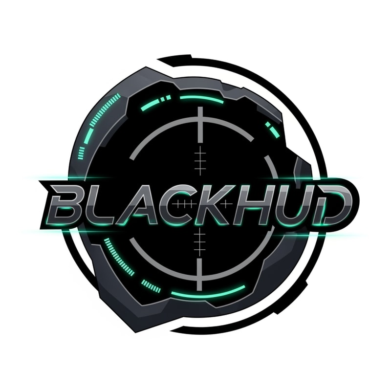 CREATE A UNQIUE STYLE LOGO FOR YOUTUBE GAMING CHANNEL 'BlackHUD'