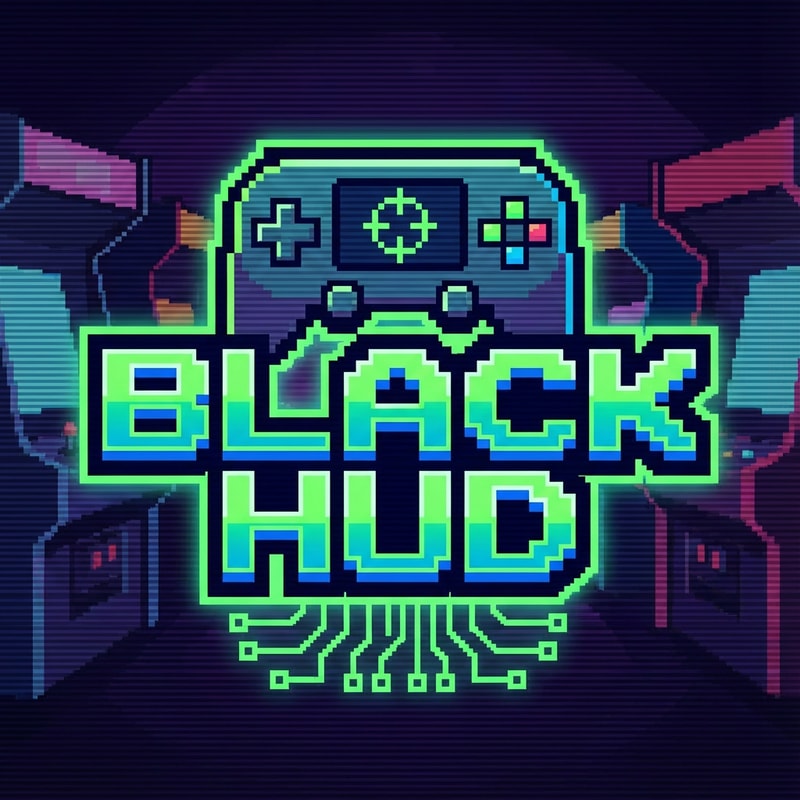 SOMETHING DIFFERENT STYLE LOGO FOR YOUTUBE GAMING CHANNEL 'BlackHUD'