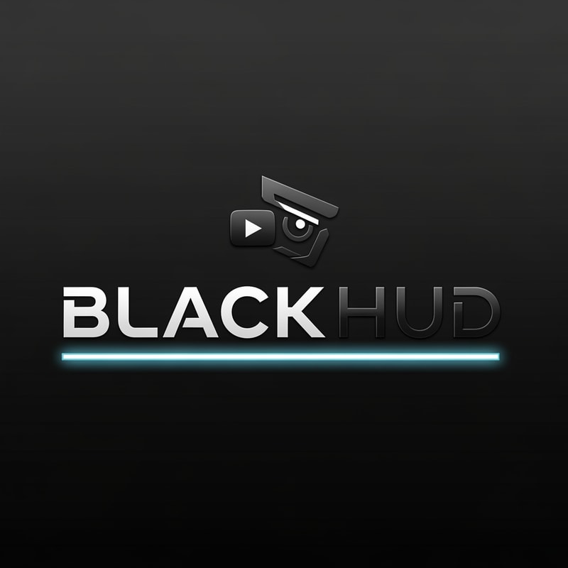 CREATE A LOGO FOR YOUTUBE CHANNEL 'BlackHUD'