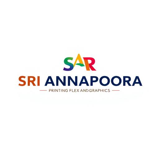 Professional logo design. cerate a logo with name SRI ANNAPOORA PRINTING FLEX AND GRAPHICS