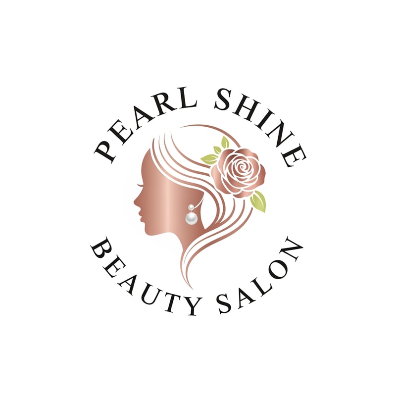 Pearl shine beauty salon logo
simple only women , cut , face beaut , flower