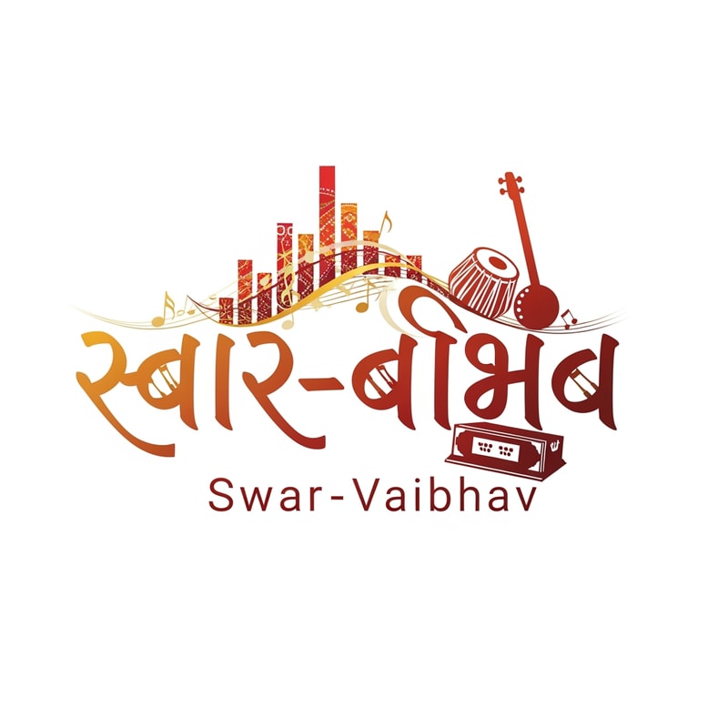"સ્વર-વૈભવ"

make lofo of this (it is a gujarati music event so make according this)