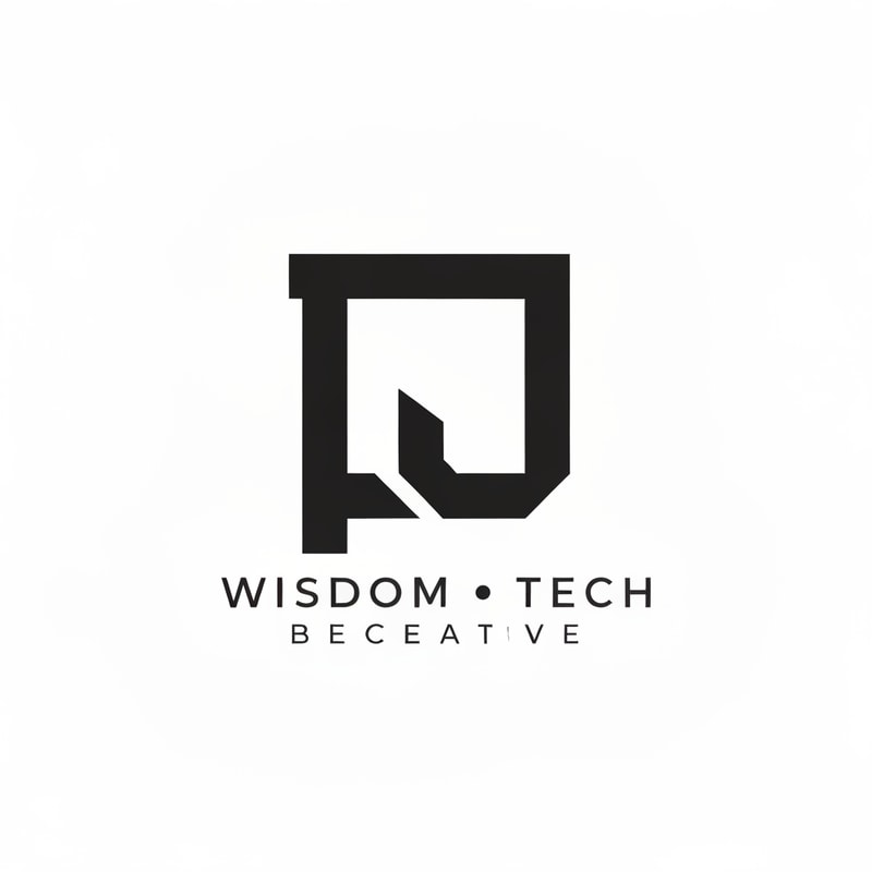 a logo with the letter ק its mixed with wisdom and tech be creative
