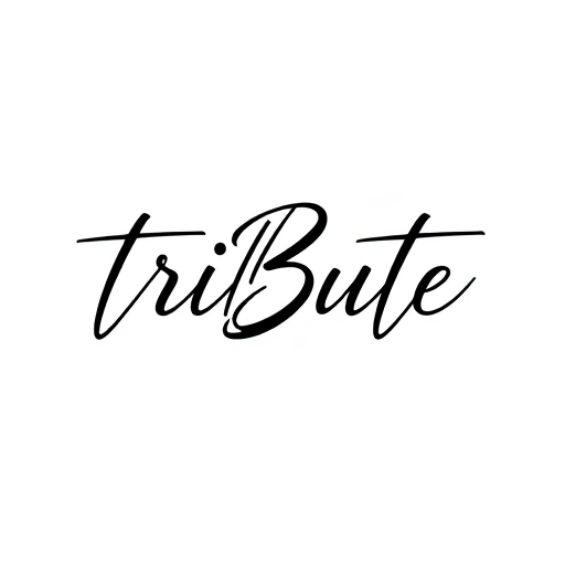 Professional logo design. triBUTE is the name, i want just the writing, and make it like a beauty studio saloon font, hand writing or something modern futurustic