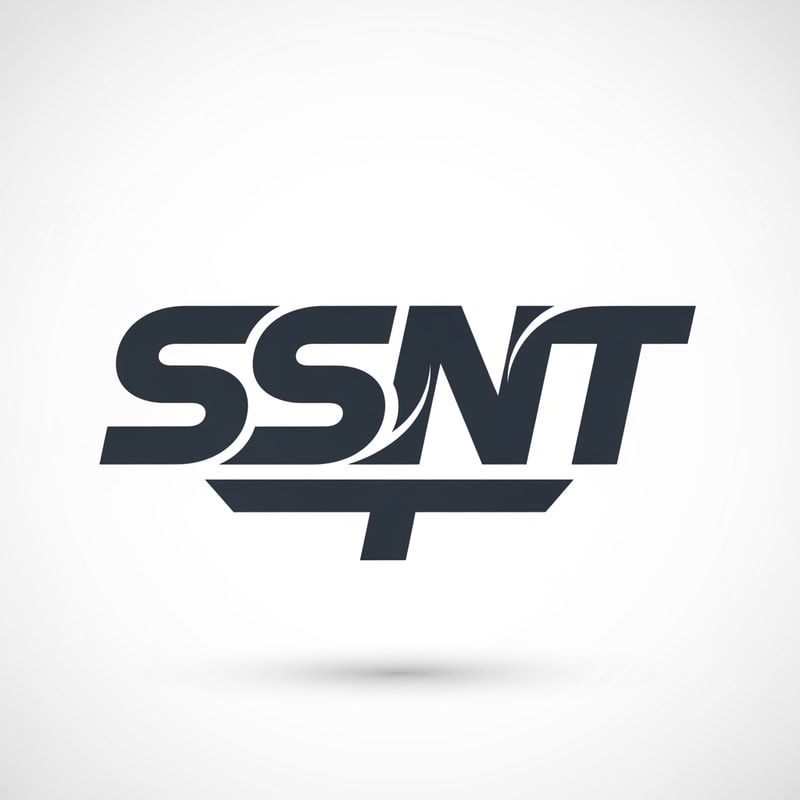 SSNT letter vector logo