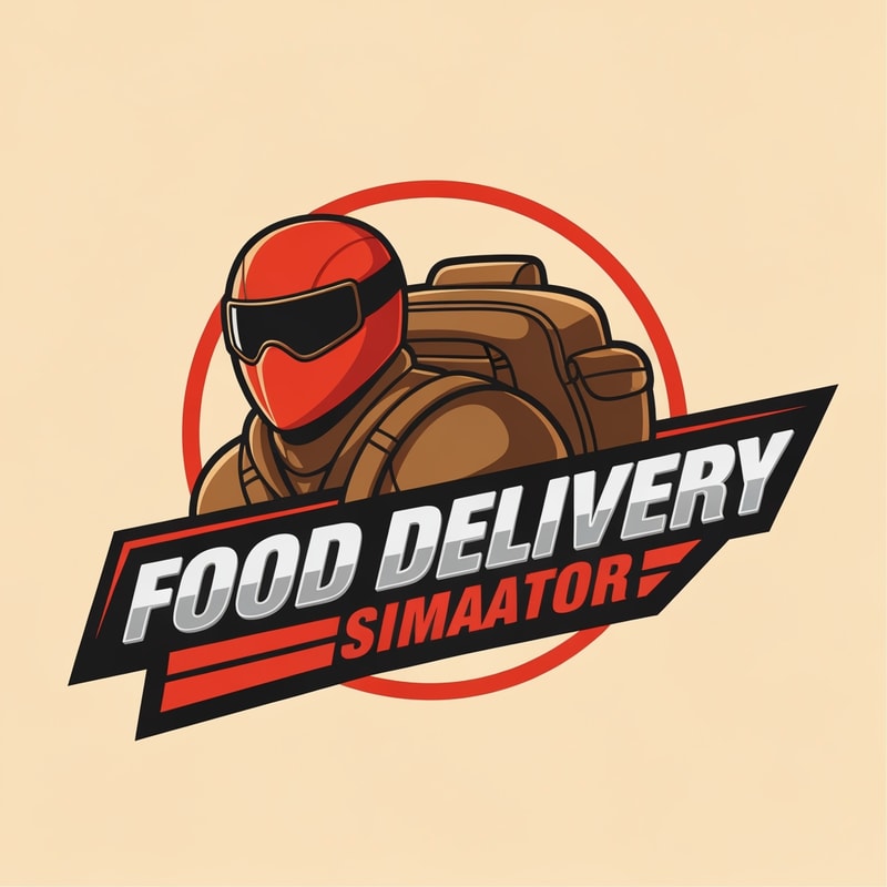 Rider Food Delivery Simulator Logo