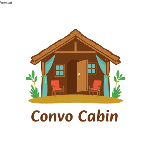 Professional logo design. A logo for Online English Classes , We are speaking and learning English in a hut, my brand's name is Faramand Convo Cabin 