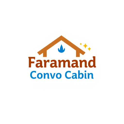 Professional logo design. A logo for Online English Classes , We are speaking and learning English in a hut, my brand's name is Faramand Convo Cabin 