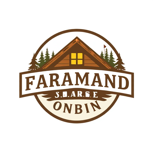 Professional logo design. Design a logo for online English classes , we are speaking English in a lodge ( cabin ) . My Academy's name is Faramand Convo Cabin 
