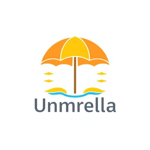 Professional logo design. logo for a sunscreen named Umbrella