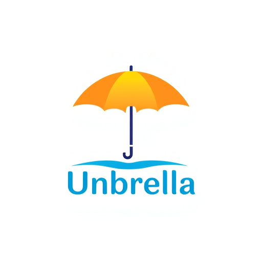 Professional logo design. logo for a sunscreen named Umbrella