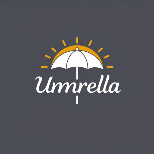 Professional logo design. logo for a sunscreen named Umbrella