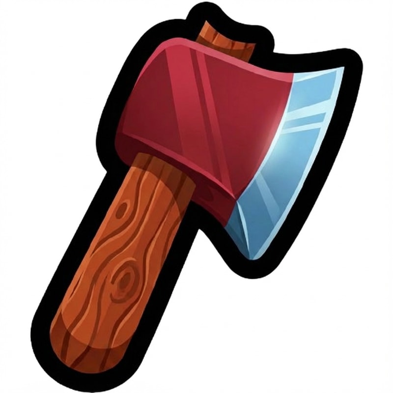 can you change the top part the that isnt sharp to red? like keep the same color for the bevel of the axe, but the part that isnt sharp change it to red (not the wood dont change that)