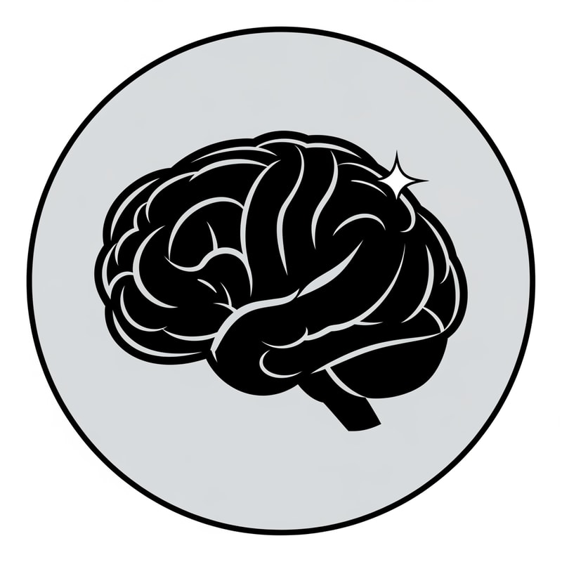 can you create a flat vector icon roblox style with a black icon of a brain