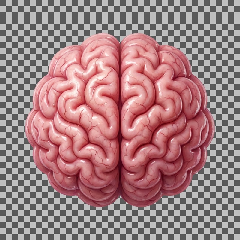 make it slightly more pinkish and look more like a brain