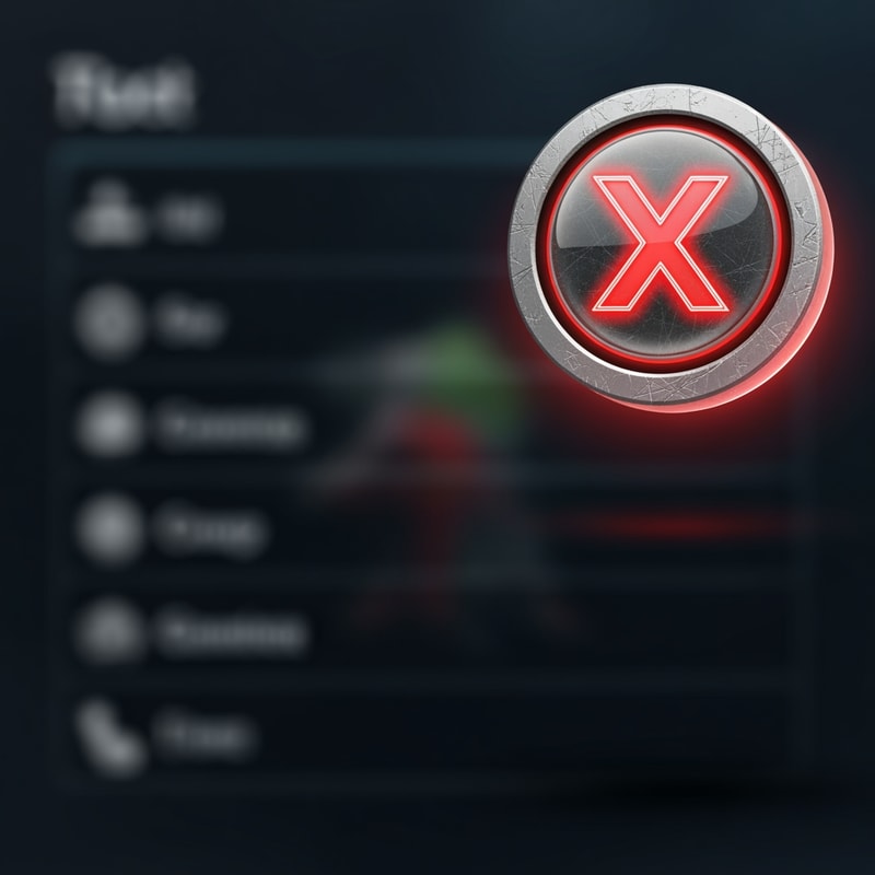 make a videogame close button