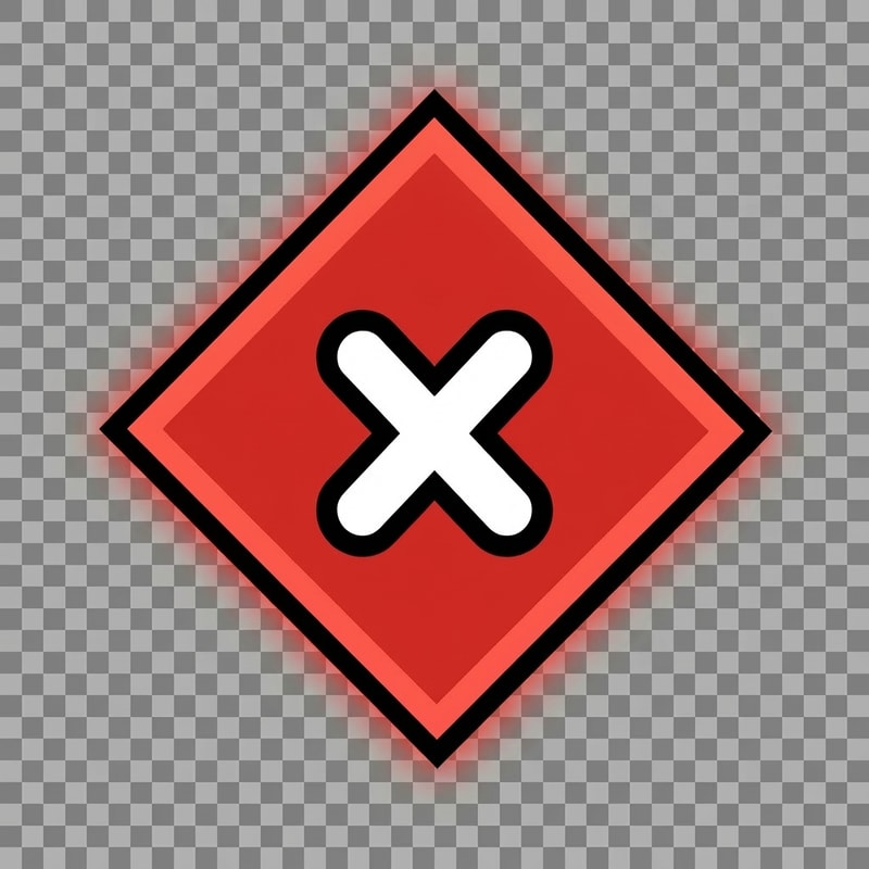 make the outline the the X pure black