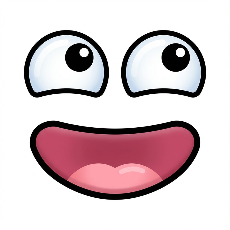 make this face cartoonish

The attached image represents the overall artistic style and aesthetic. Use it as a reference for visual consistency and design language. Do not replicate these images directly, but capture the general artistic direction and style.

General color scheme includes: #104c814, #a0c83c, #104a028, #104a014, #641428

And follow these custom instructions: Create icons and characters with a kid-friendly, playful, modern app-icon style.
Use thick, smooth outlines (pure black), rounded shapes, and soft corners.
Apply bright, saturated colors with subtle gradients and glossy highlights (toy-like plastic feel).
Keep designs simple, clean, and highly readable at small sizes.
Avoid sharp edges, thin lines, realism, textures, noise, or gritty details.
Maintain friendly proportions, balanced spacing, and symmetrical composition.
Overall vib