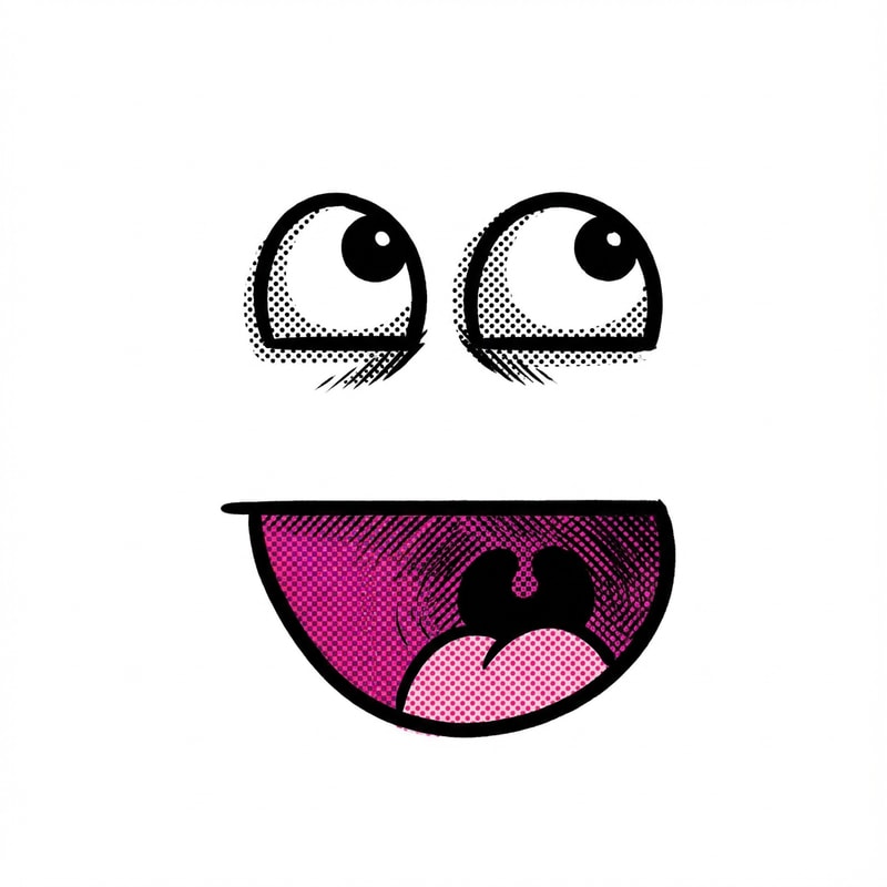 make this face look comic book style whilst keeping the standard art style and changing absolutely nothing else. add/remove color if seen as necessary