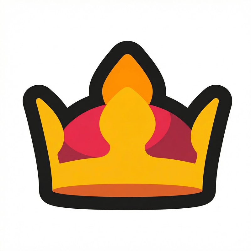 upscale image quality and make the background white DO NOT ALTER THE APPEARANCE OF THE CROWN WHATSOEVER