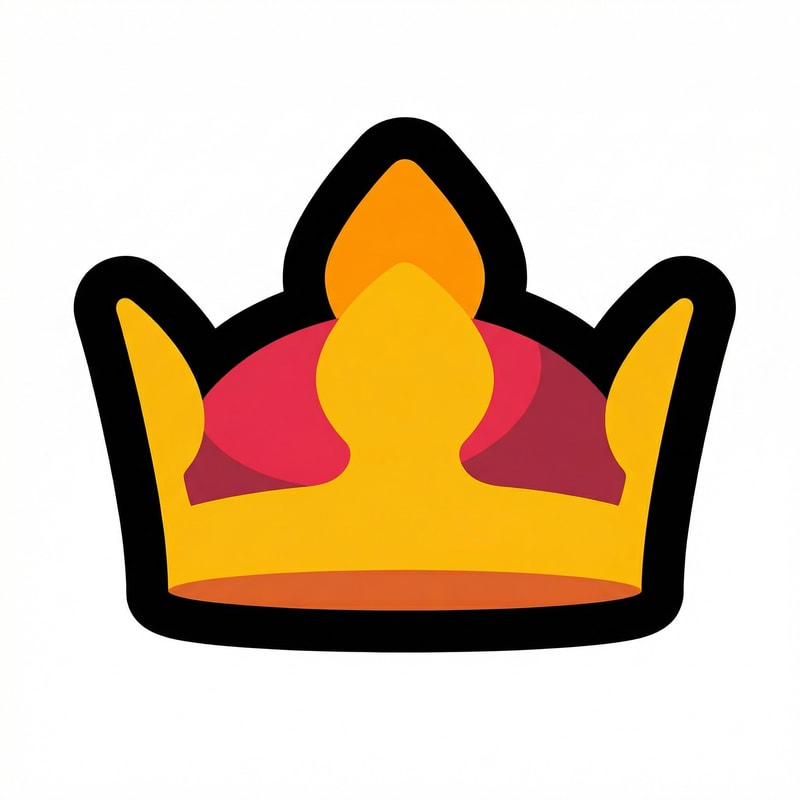 upscale image quality and make the background white DO NOT ALTER THE APPEARANCE OF THE CROWN WHATSOEVER