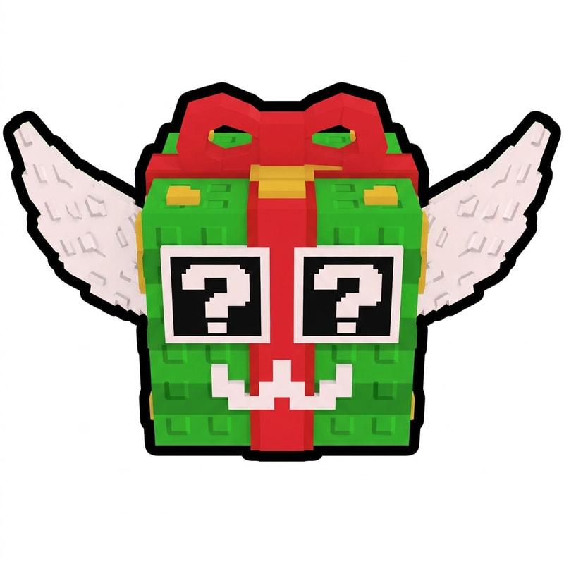 make this lucky block face forward DO NOT CHANGE ANYTHING ELSE