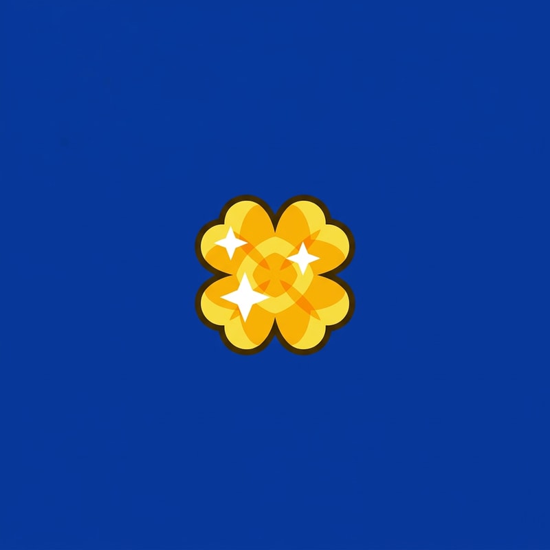 size this gold clover down to the exact size of this purple clover DO NOT CHANGE ANYTHING ELSE