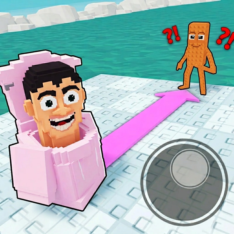 replace the bunny penguin with this brainrot and replace the red penguin with this brainrot do not alter the scene/positioning/size increase the image quality slightly to 1080p