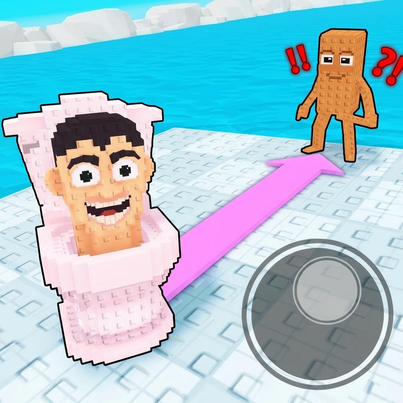 replace the bunny penguin with this brainrot and replace the red penguin with this brainrot do not alter the scene/positioning/size increase the image quality slightly to 1080p