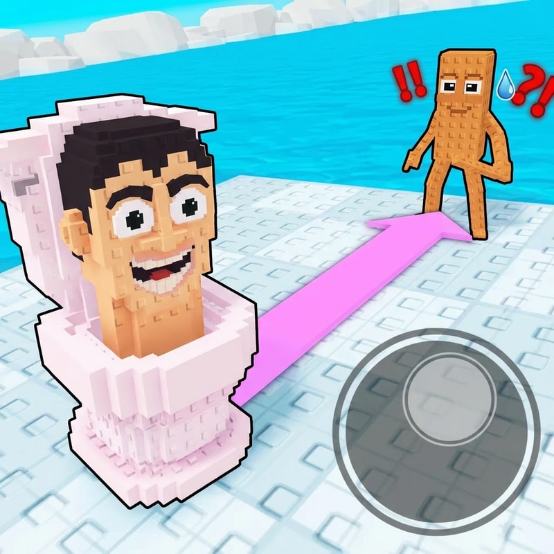 replace the bunny penguin with this brainrot and replace the red penguin with this brainrot do not alter the scene/positioning/size increase the image quality slightly to 1080p