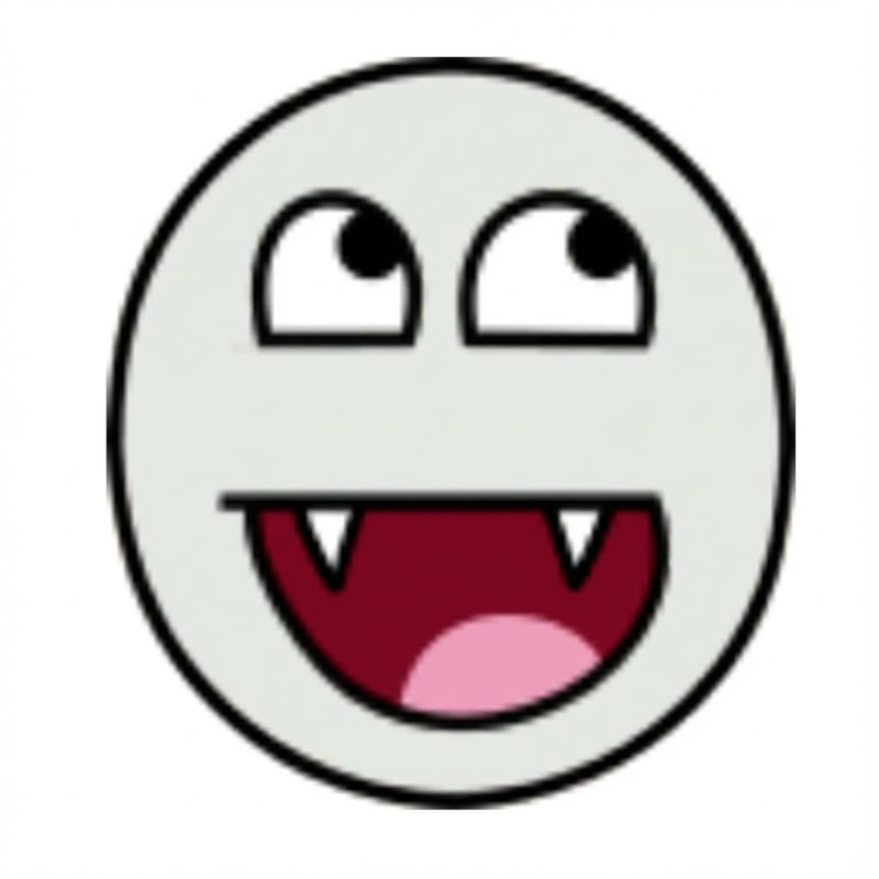 make this face look a vampire style whilst keeping the standard art style and changing absolutely nothing else. add/remove color if seen as necessary