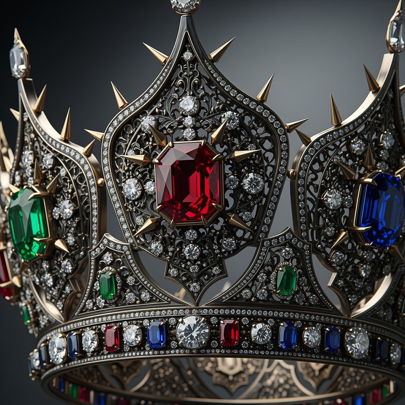 make this crown look more bold looking