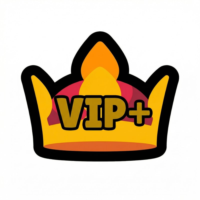 make this crown look VIP+ do not change the art style or dramastically alter features or the style