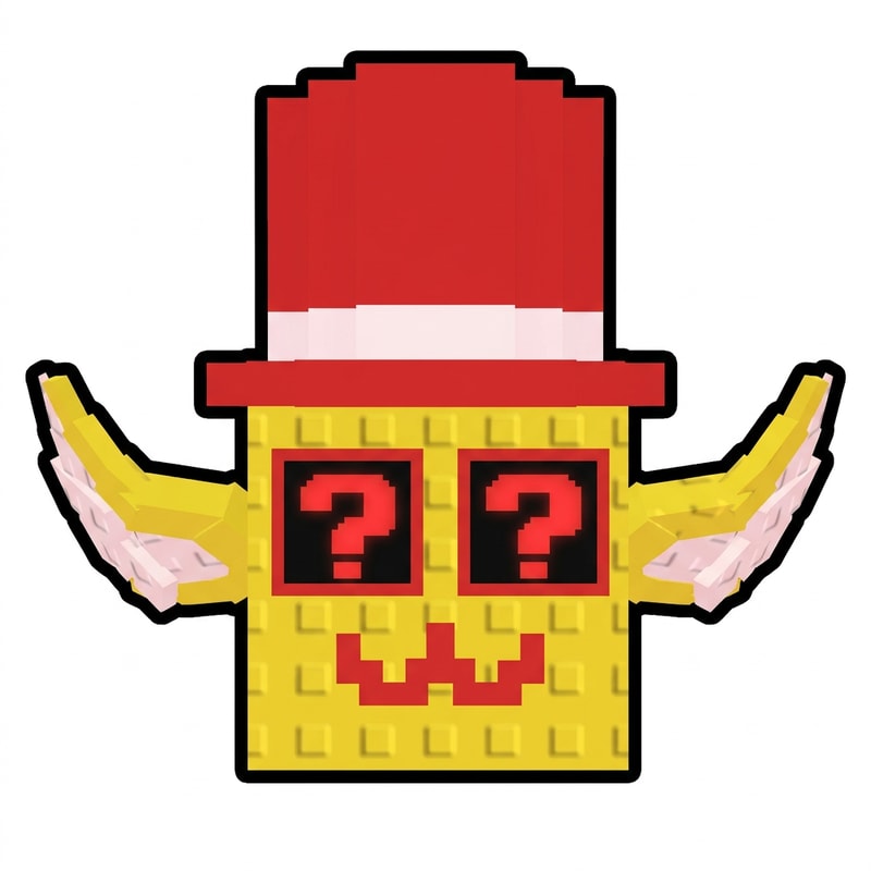 make this lucky block face forward DO NOT TOUCH THE OUTLINE THICKNESS  DO NOT CHANGE ANYTHING ELSE