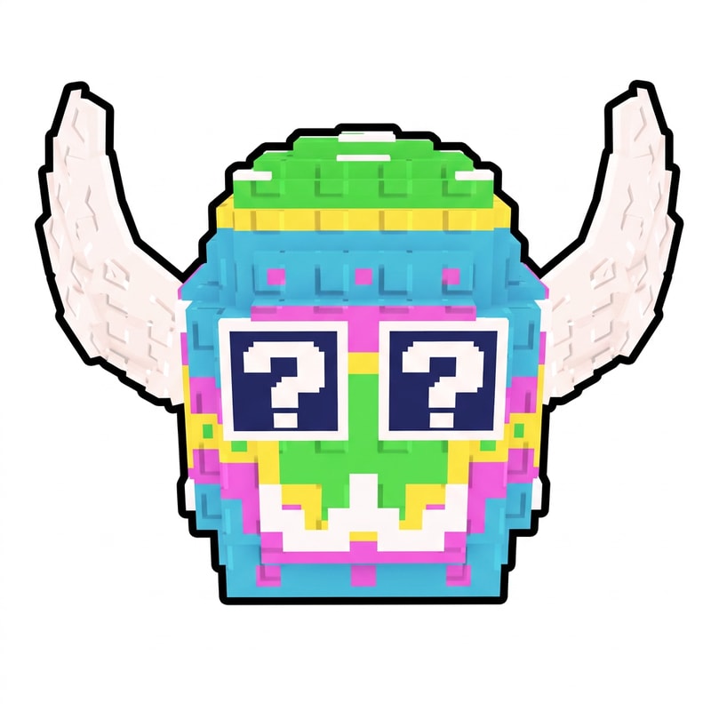 make this lucky block face forward exactly like this rainbow lucky block DO NOT ALTER THE DESIGN OF THE EASTER LUCKY BLOCK