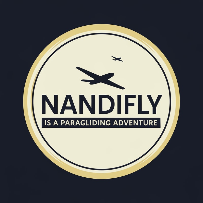NANDIfly IS A PARAGLIDING ADVENTURE logo