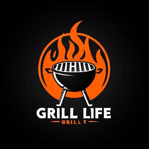 Professional logo design. Grill Life <lora:sdxlbase20:1>