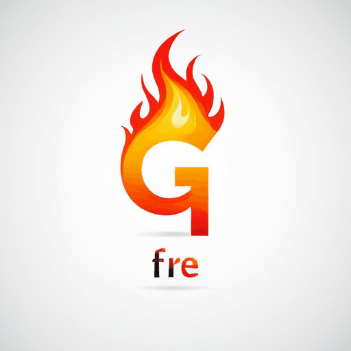 Professional logo design. The letters G and L on fire  <lora:sdxlbase20:1>