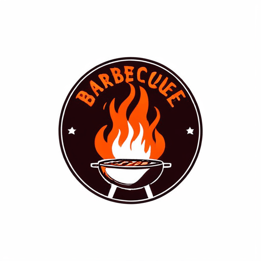 Professional logo design. A barbecue grill  <lora:sdxlbase20:1>