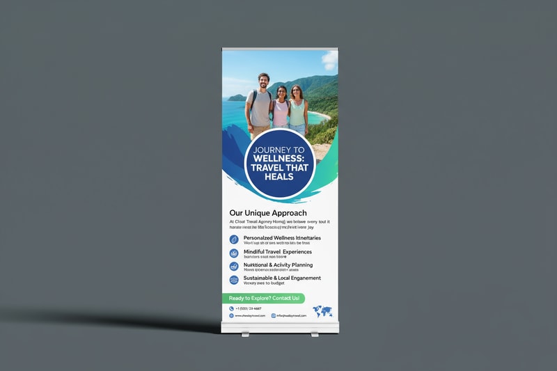 Generate Headline for Rollup design .Please give me a new and better design based on this design with detailed description.