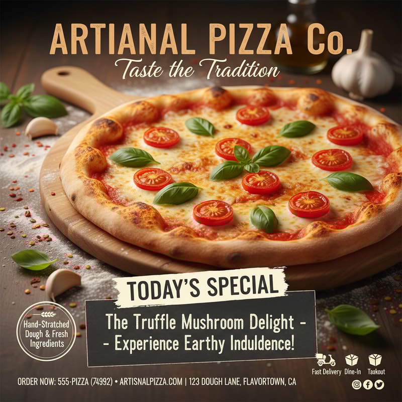 You design me different types of restaurant posters. The posters must be unique. I will give these designs to the client.