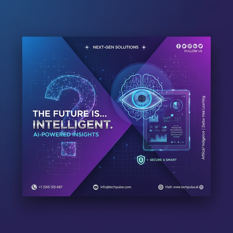 Design me a professional social media poster that no one has ever done before.