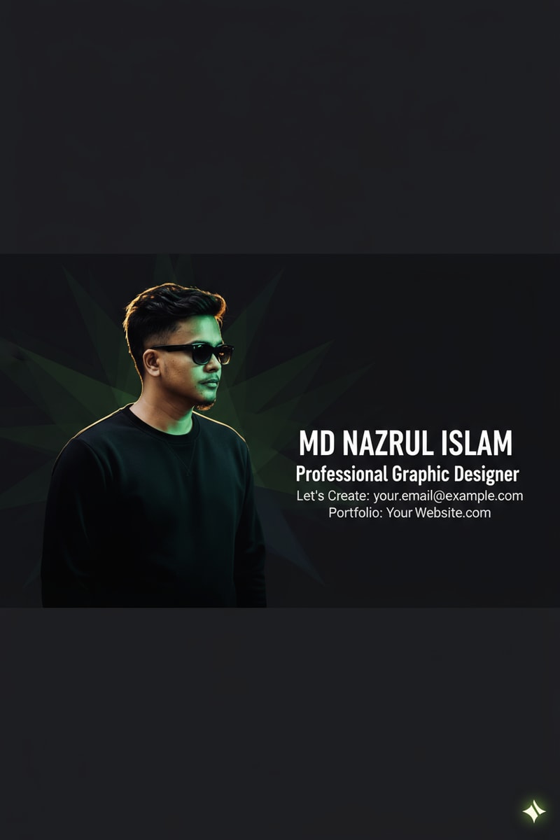 Hello ai, my name is MD Nazrul Islam. I am a professional graphic designer. I want to make a Facebook cover design. So please give me good content to make a Facebook cover design and design it for me. And this cover will promote my ID. My Facebook cover size is 851 pixels*360 pixels