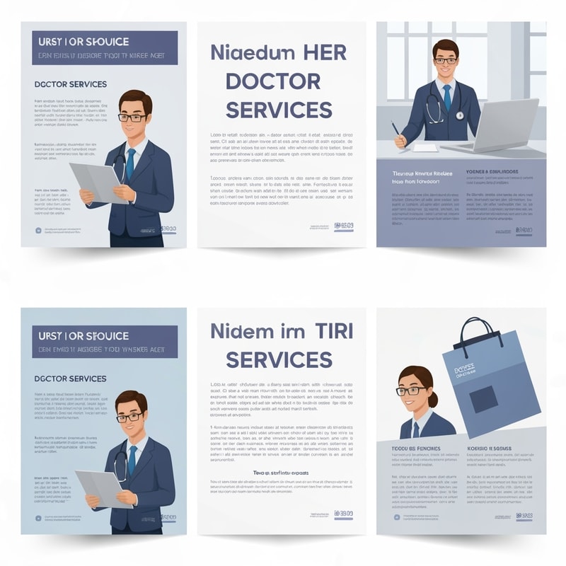 Doctor Services Tri-Fold Brochure Content