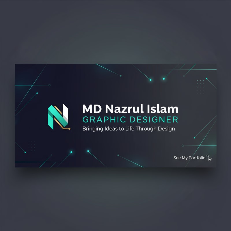 Hello ai, my name is MD Nazrul Islam. I am a professional graphic designer. I want to make a Facebook cover design. So please give me good content to make a Facebook cover design and design it for me. And this cover will promote my ID. My Facebook cover size is 851 pixels*360 pixels