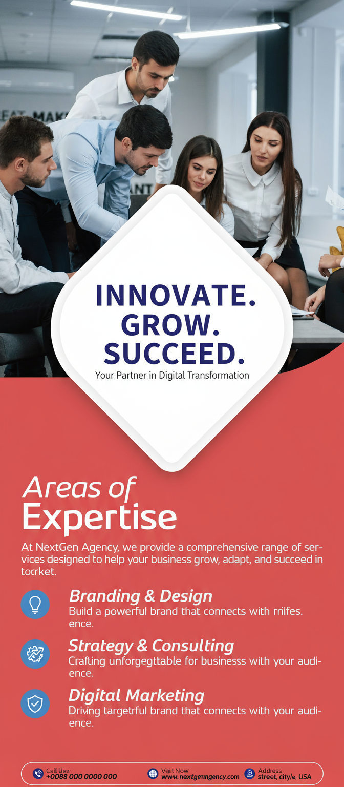 Generate Headline for Rollup design .Please give me a new and better design based on this design with detailed description.