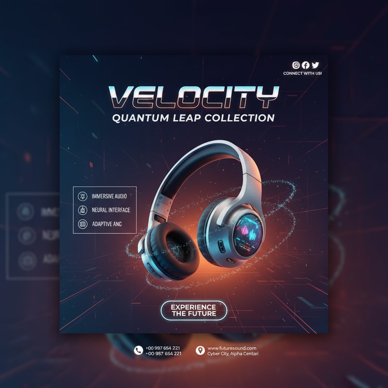 Design me a professional social media poster that no one has ever done before.