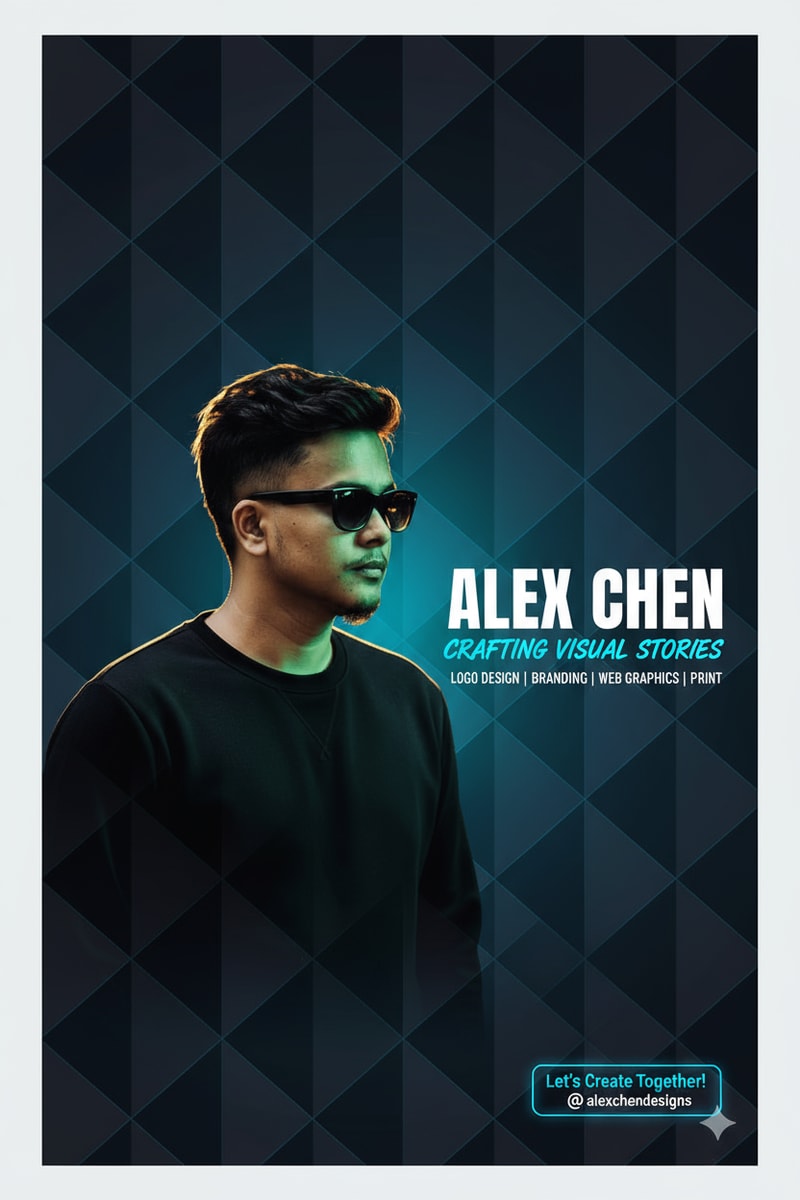 I am a professional graphic designer. I want to make a Facebook cover design. So please give me good content to make a Facebook cover design and design it for me. And this cover will promote my ID.