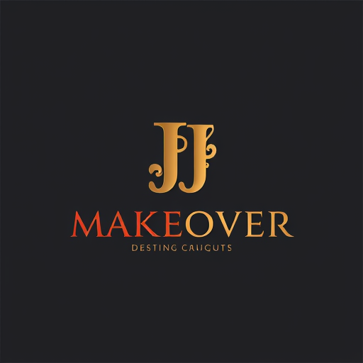 Professional logo design. JJ MAKEOVER new shop